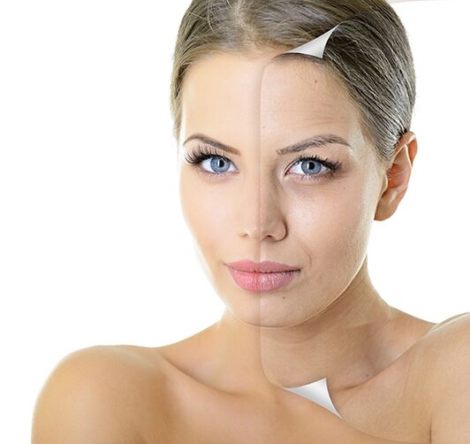 Facial skin rejuvenation process at home