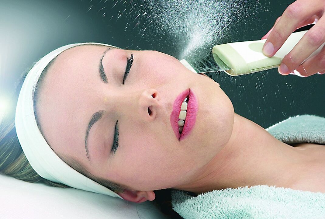 ultrasonic face cleaning for rejuvenation